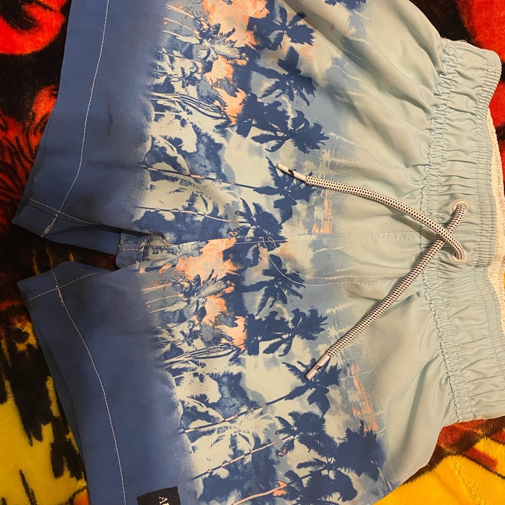 Abercrombie Kids White Swim Shorts